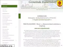 Sites similar to kaisersdorf.com