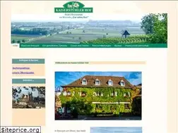Sites similar to kaiserstuehler-hof.com