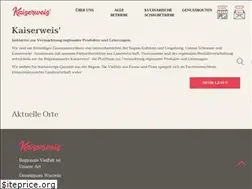 Sites similar to kaiserweis.at