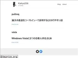 Sites similar to kaityo256.github.io
