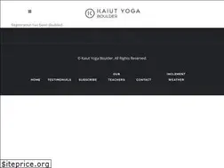 Sites similar to kaiutyogaboulder.com