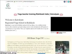 Sites similar to kaivalyam.org