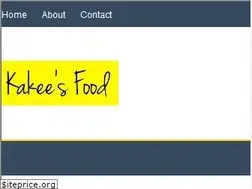 Sites similar to kakeesfood.com