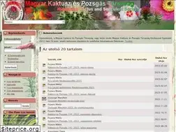Sites similar to kaktusz-es-pozsgas-tarsasag.hu