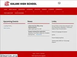 Sites similar to kalanihighschool.org