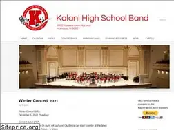 Sites similar to kalanihighschoolband.org