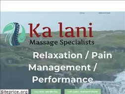 Sites similar to kalanimassage.com