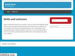 Sites similar to kalebdeck.com