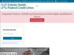 Sites similar to kaleidahealthfcu.org