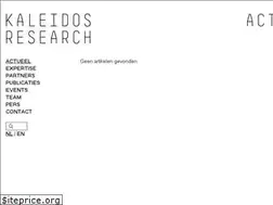 Sites similar to kaleidosresearch.nl