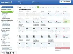 Sites similar to kalendar.azet.sk