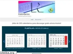 Sites similar to kalendarios.com