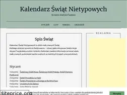 Sites similar to kalendarzswiatnietypowych.pl