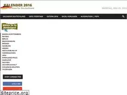 Sites similar to kalender-2016.de