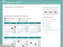 Sites similar to kalender-2017.net