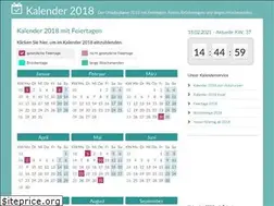Sites similar to kalender-2018.net
