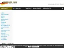 Sites similar to kalender-2019.de