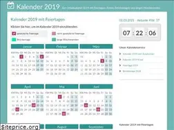 Sites similar to kalender-2019.net