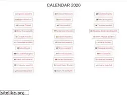 Sites similar to kalender-2020.info