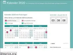 Sites similar to kalender-2020.net