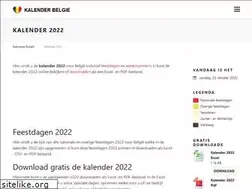 Sites similar to kalender-belgie.be
