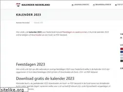 Sites similar to kalender-nederland.nl