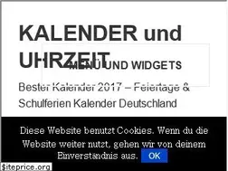 Sites similar to kalender-und-uhrzeit.de