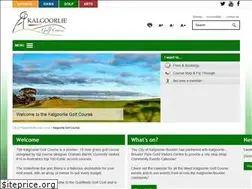 Sites similar to kalgoorliegolfcourse.com