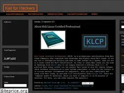 Sites similar to kali4hackers.blogspot.com