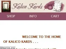 Sites similar to kalicokards.com