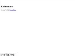 Sites similar to kaliman.net