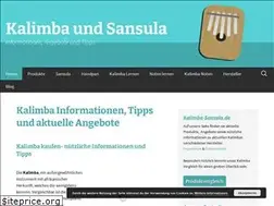 Sites similar to kalimba-sansula.de