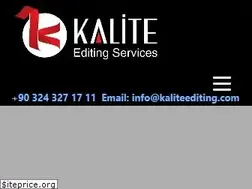 Sites similar to kaliteediting.com
