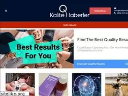 Sites similar to kalitehaberler.com