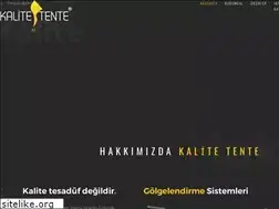 Sites similar to kalitetente.com