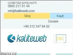 Sites similar to kaliteweb.org
