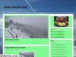 Sites similar to kalkashimlataxi.com