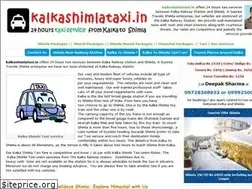 Sites similar to kalkashimlataxi.in