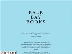 Sites similar to kalkbaybooks.co.za
