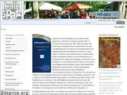Sites similar to kalkspatz.de