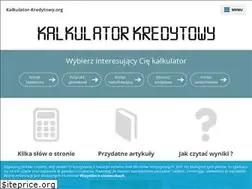 Sites similar to kalkulator-kredytowy.org