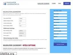 Sites similar to kalkulator-leasingowy.pl