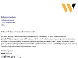 Sites similar to kalkulator-spalania.pl