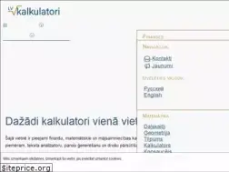 Sites similar to kalkulatori.lv