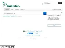Sites similar to kalkuler.no