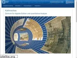 Sites similar to kallimachos.de