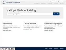 Sites similar to kalliope-verbund.info