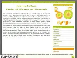 Sites similar to kalorien-guide.de