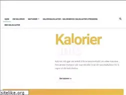 Sites similar to kalorier.info