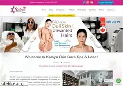 Sites similar to kaloyaskincarespa.com